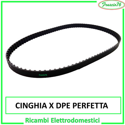 Cinghia Dentata Di Ricambio Per Troncatrice Elettrica Da 255 Mm - Circonferenza 490 Mm, Larghezza 26 Mm