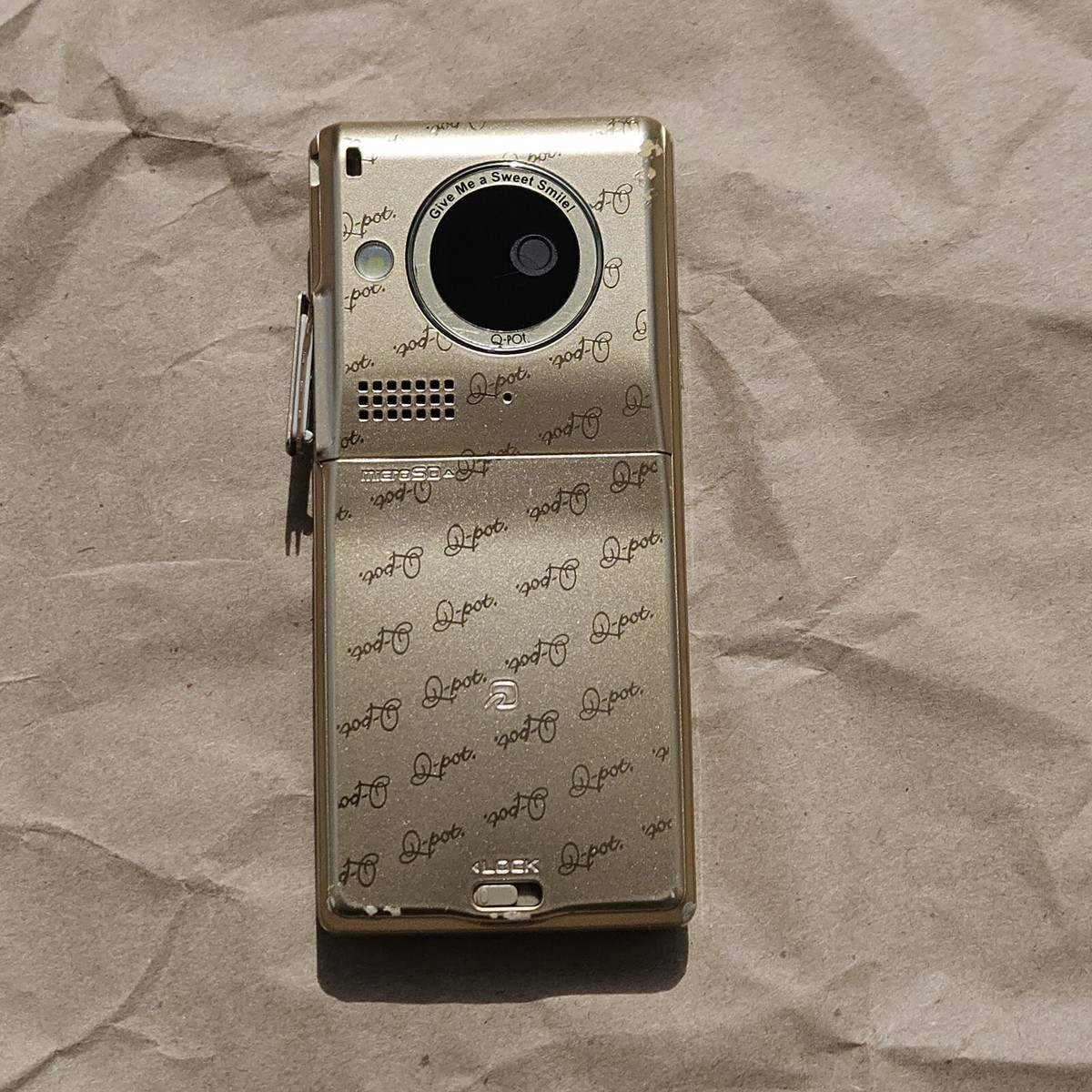 DoCoMo x QPot SH-04B Collaboration Flip Phone - Melty Bitter | eBay UK