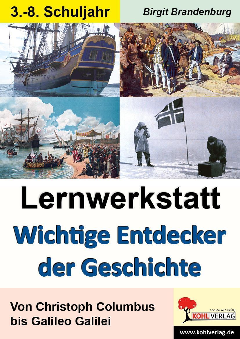 Thumbnail - Lernwerkstatt Wichtige Entdecker Der Geschichte | Birgit Brandenburg |