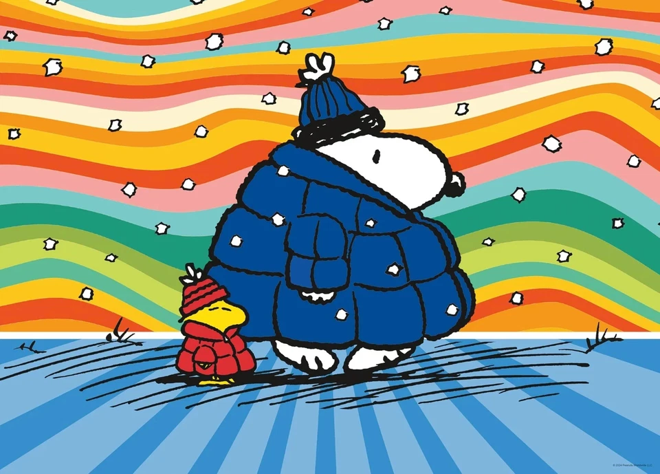 Ceaco - Peanuts - Puffer Coat - 500 Piece Jigsaw Puzzle – Oversized Pieces – ... - Image 2 of 4