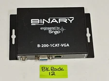 Binary 200 Series VGA over Cat5e/6 Extender Transmitter Receiver B-200-1CAT-VGA