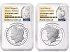 2024 S Morgan & Peace Silver Dollar $1 NGC PF70 UCameo Advance releases AD Proof