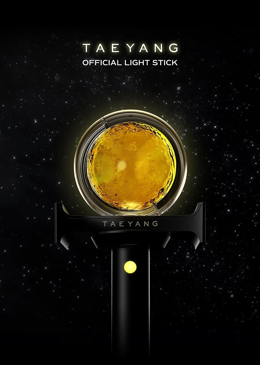 BIGBANG TAEYANG OFFICIAL LIGHT STICK with Strap,Card,Tracking