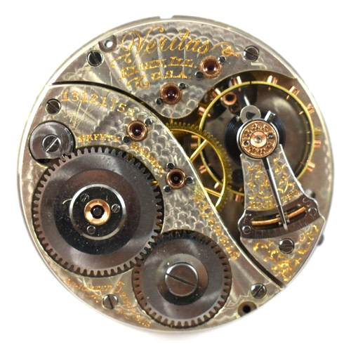 Vintage Elgin Grade 214 Veritas 18s 23J RR OF Pocket Watch Movement lot.wg