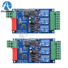 2PCS DMX512 5A 3-Channel Controlled Relay Switch Converter DMX Dimmer Relay