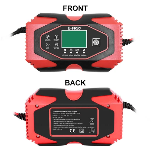 12V 24V Car Battery Charger Lead-acid AGM GEL& Lithium LiFePO4 Battery Repair AU - Bild 9 von 15