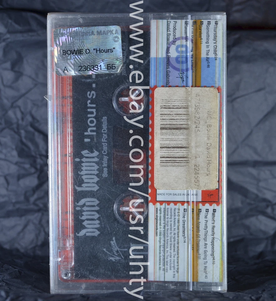 DAVID BOWIE HOURS RARE UKR ORIGINAL TAPE CASSETTE BRITISH ALTERNATIVE ROCK - Image 2 of 2