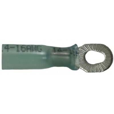 S 25-Pack 3M Heat Shrink – Blue, 16-14 Gauge, For #6, 8, 10 Studs (Made In USA) Ring Terminal - Foto 13