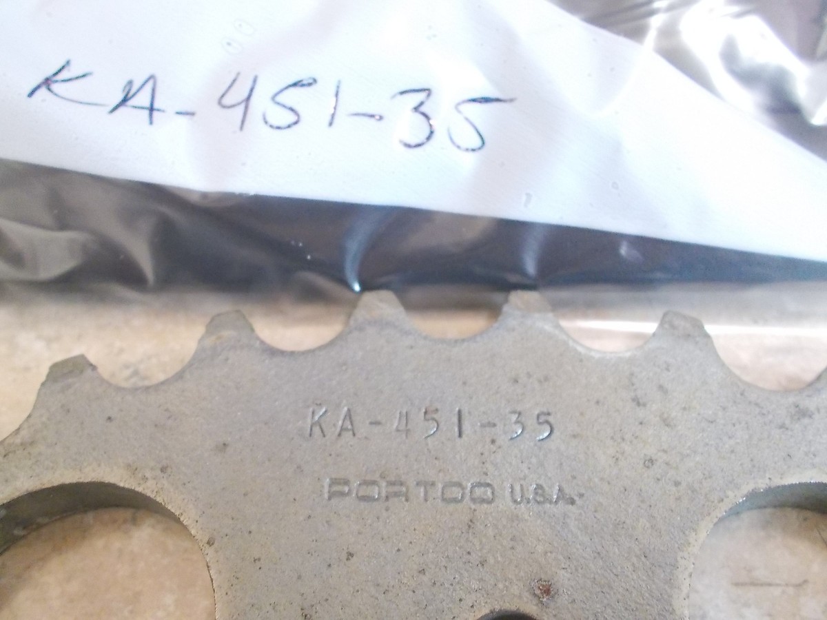 NOS Portco USA Steel Sprocket (35T)1973-1975 Z1 KZ900 KA-451-35 | eBay
