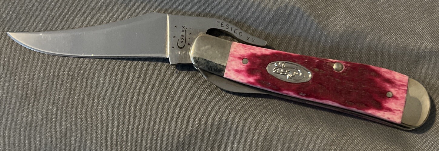 Case Knife Pink/purple Bone eBay