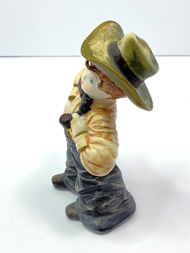 Capodimonte Italy Cowboy Keramik Figur zwinkernd hält Pfeife handbemalt LESEN - Bild 8 von 20