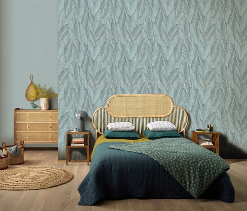 Papel pintado no tejido 10391-35 flores no tejido floral 0,53 x 10,05 m Martinica Erismann - Imagen 4 de 7