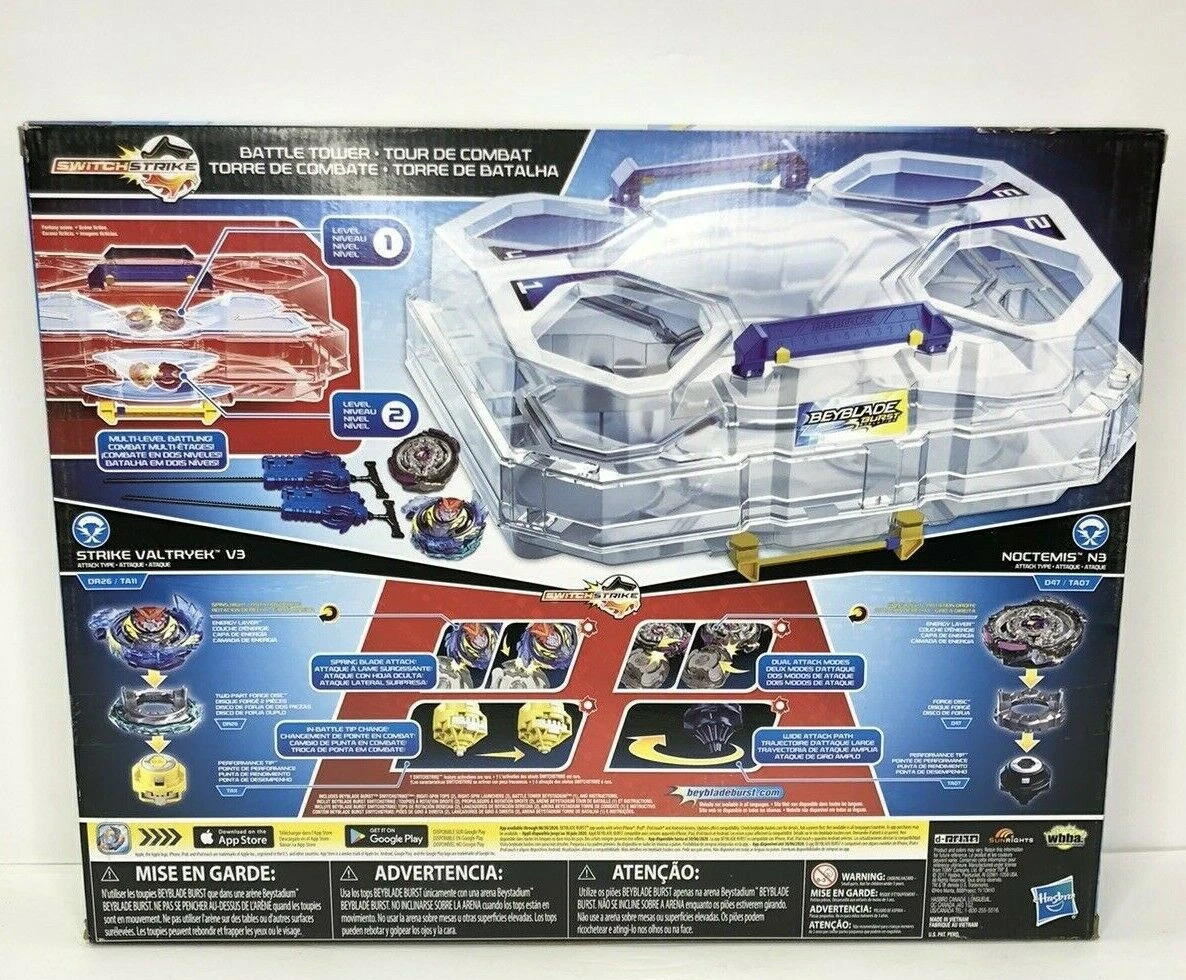 Arene Toupie Beyblade Hasbro Burst Evolution Switchstrike Battle Tower  Stadium