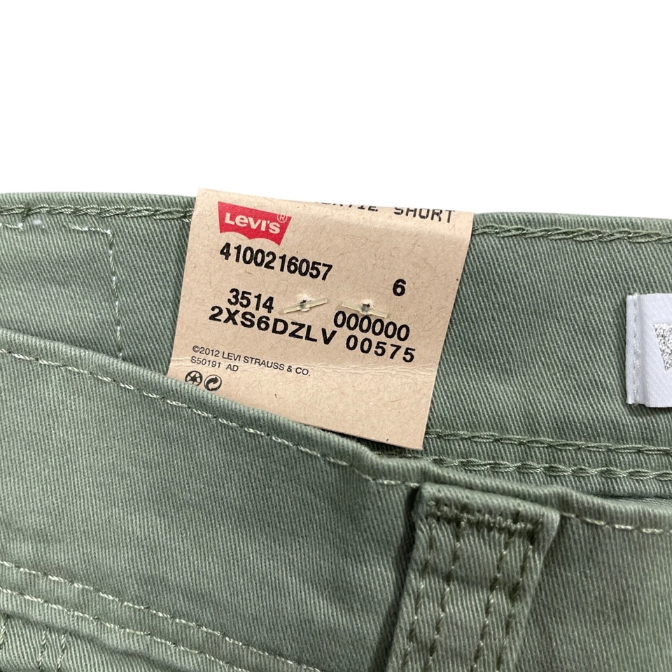 Levis новый с ярлыками шорты зеленый 9/29 шорты молнии застежки карманы - Изображение 3 из 4