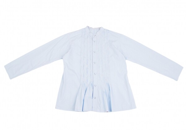 me ISSEY MIYAKE◆長袖カットソー/--/コットン/WHT/MI55FK128 me ISSEY MIYAKE(ミーイッセイミヤケ) / 長袖カットソー