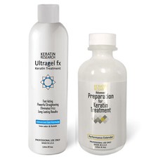 Ultragel Advanced Gel Keratin Hair Blowout Treatment 120ml for Course and Curly