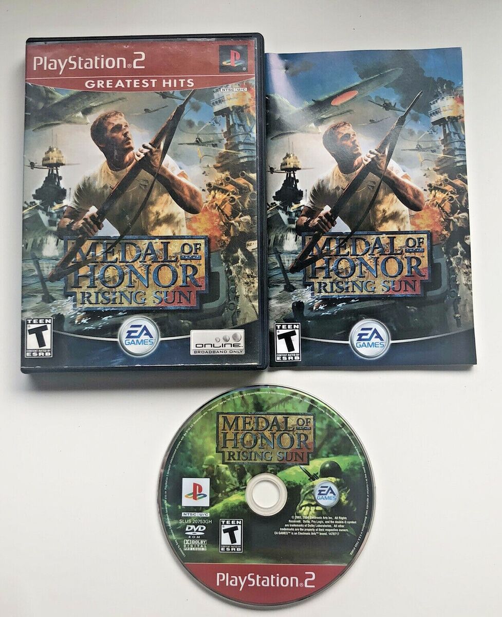 Medal Of Honor Rising Sun PS2 Greatest Hits Playstation 2 Game