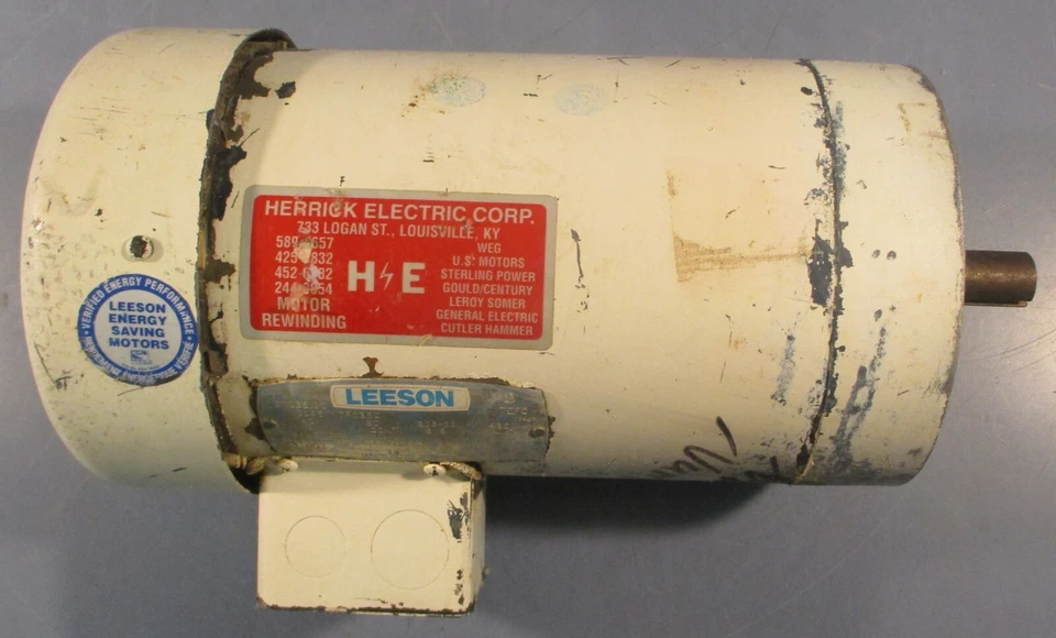 Leeson 121035.00 Electric Motor C145T17FC35C 1740RPM 3PH 7/8" Shaft Dia - Image 2 of 4
