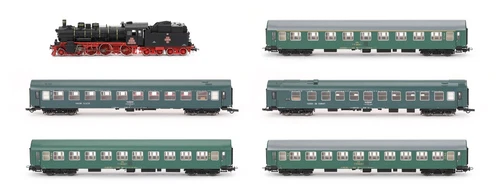 CFR (Rumänien) - Baureihe 230 "P 8" Dampflok & Personenwagen Set (NEU)