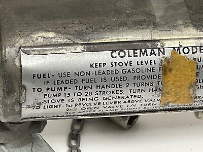 Vintage World War II Single Burner Military Medical Gas Vintage World War II Single Burner Military Medical Gas