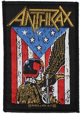 🤘 Anthrax - Judge Dredd gewebter Aufnäher - woven Patch Neu & Official!