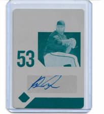 Luiz Gohara 1/1 Printing Plate Auto 2018 Panini Chronicles Cyan Plate #CA-LZ