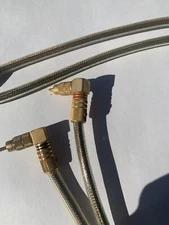 Vintage RCA Hifi Audio Interconnect Cable Wires Audiophile 3 Ft Pair