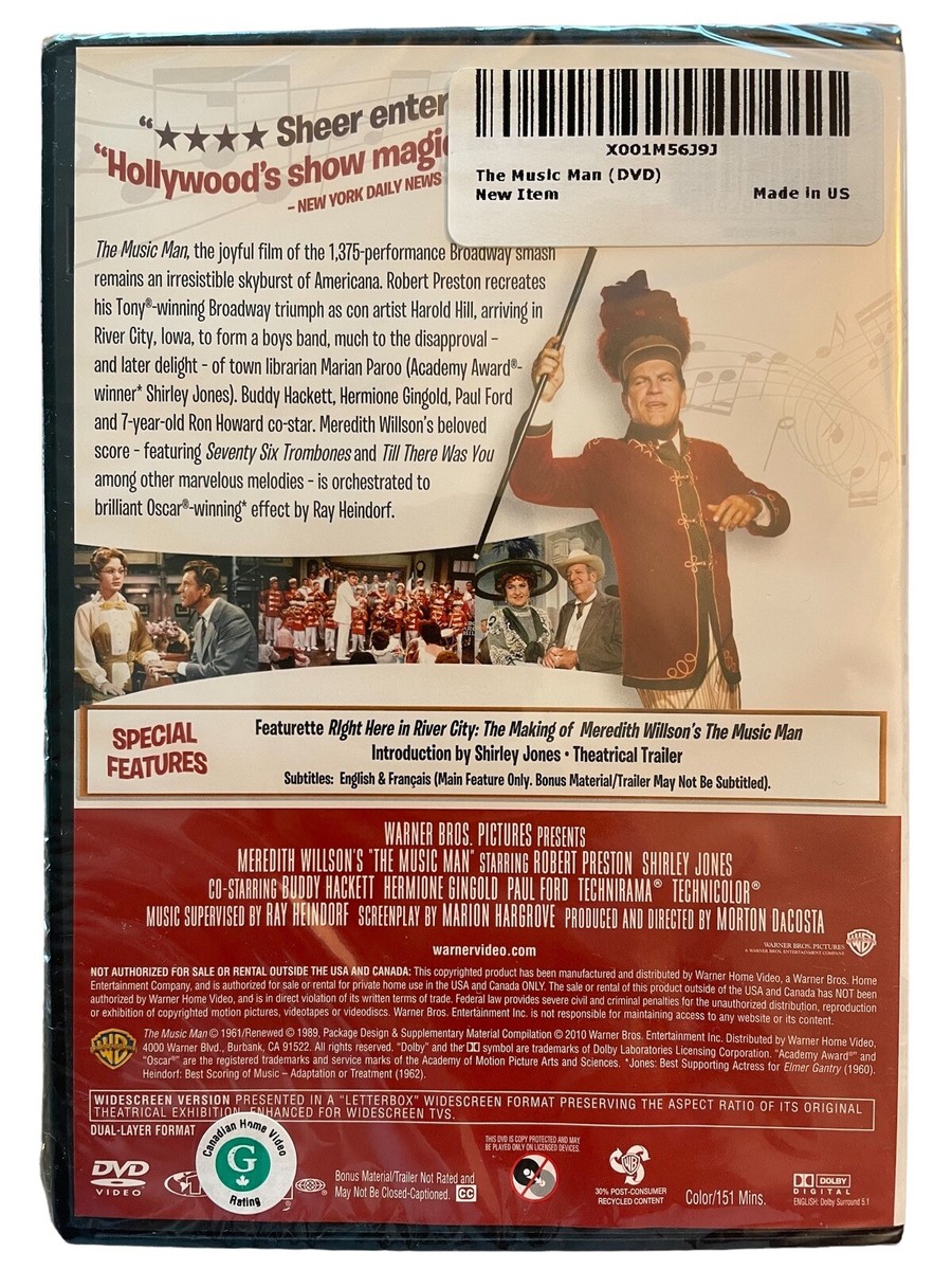 ミュージック Man DVD Amazon.com: Music Man, The (DVD) (Rpkg) : Robert Preston