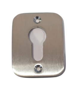 Bocchetta Per Porte Blindate Sicma Kappa - Foro Yale 52x70mm In Cromo Satinato - Foto 5