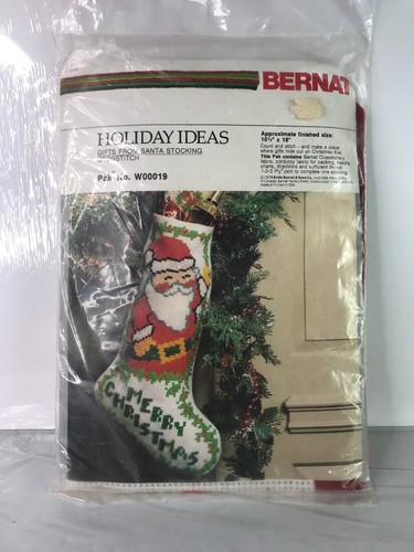 Neu Weihnachtsstrumpf Bernat Kreuzstich Basteln Home Dekoration Frohe Weihnachten