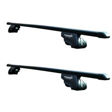 Steel Locking Roof Rack Cross Bars fits Volkswagen Caddy Mk4 MPV & Van