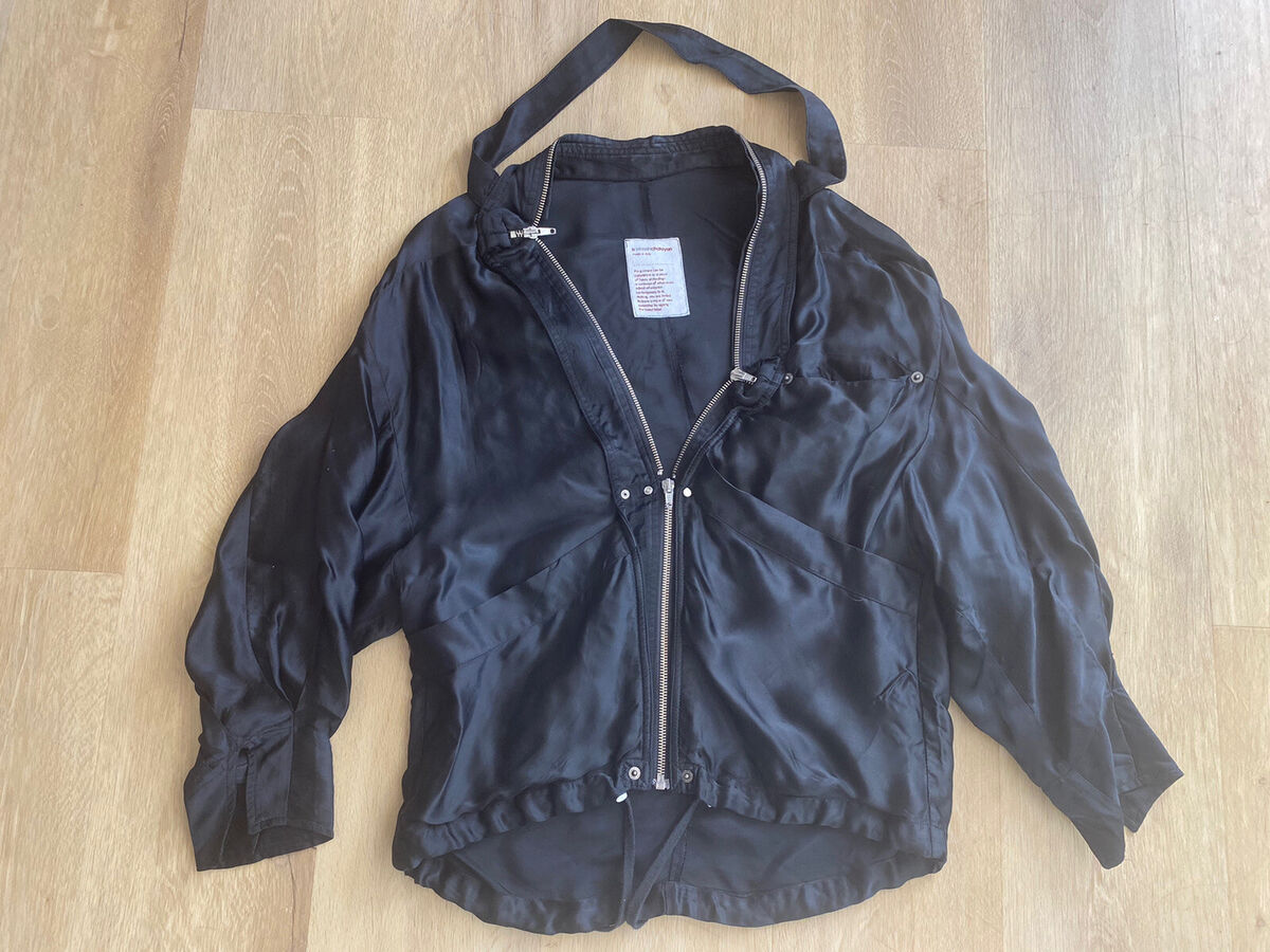 Hussein Chalayan Collectible Early VTG Zipper Black Hussein Chalayan Collectible Early VTG Zipper Black