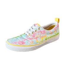 Vans Era Girls Slip On Sneakers Shoes Size 5.5 Youth White Multi-Color