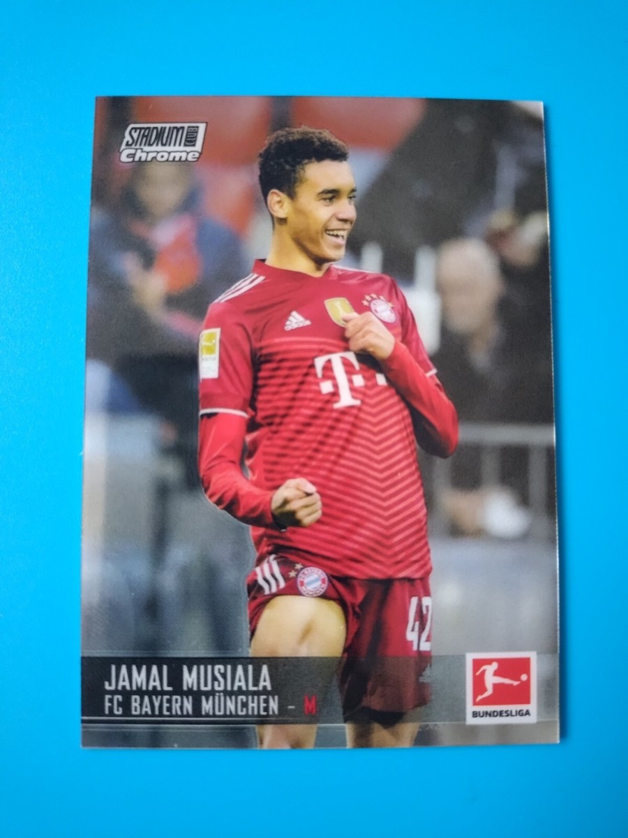 2021-22 Topps Stadium Club Chrome Bundesliga Jamal Musiala | eBay UK