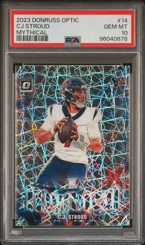 2023 Donruss Optic CJ Stroud Mythical Prizm #14 Rookie Texans RC SSP PSA 10