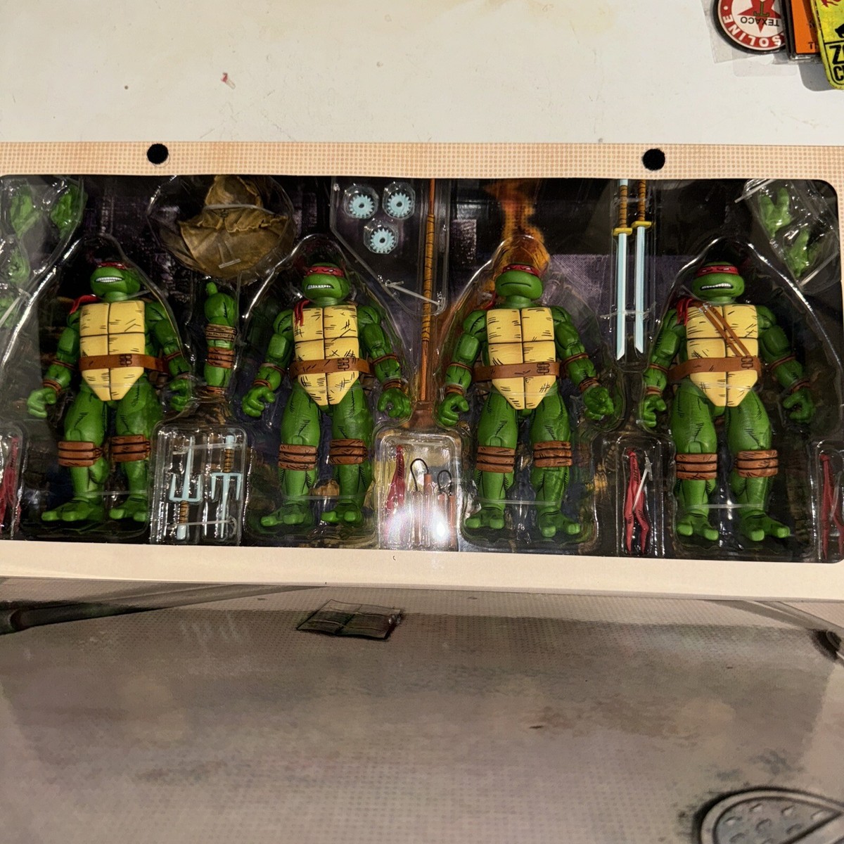 NECA Eastman & Laird Teenage Mutant Ninja Turtles Mirage 4 Pack