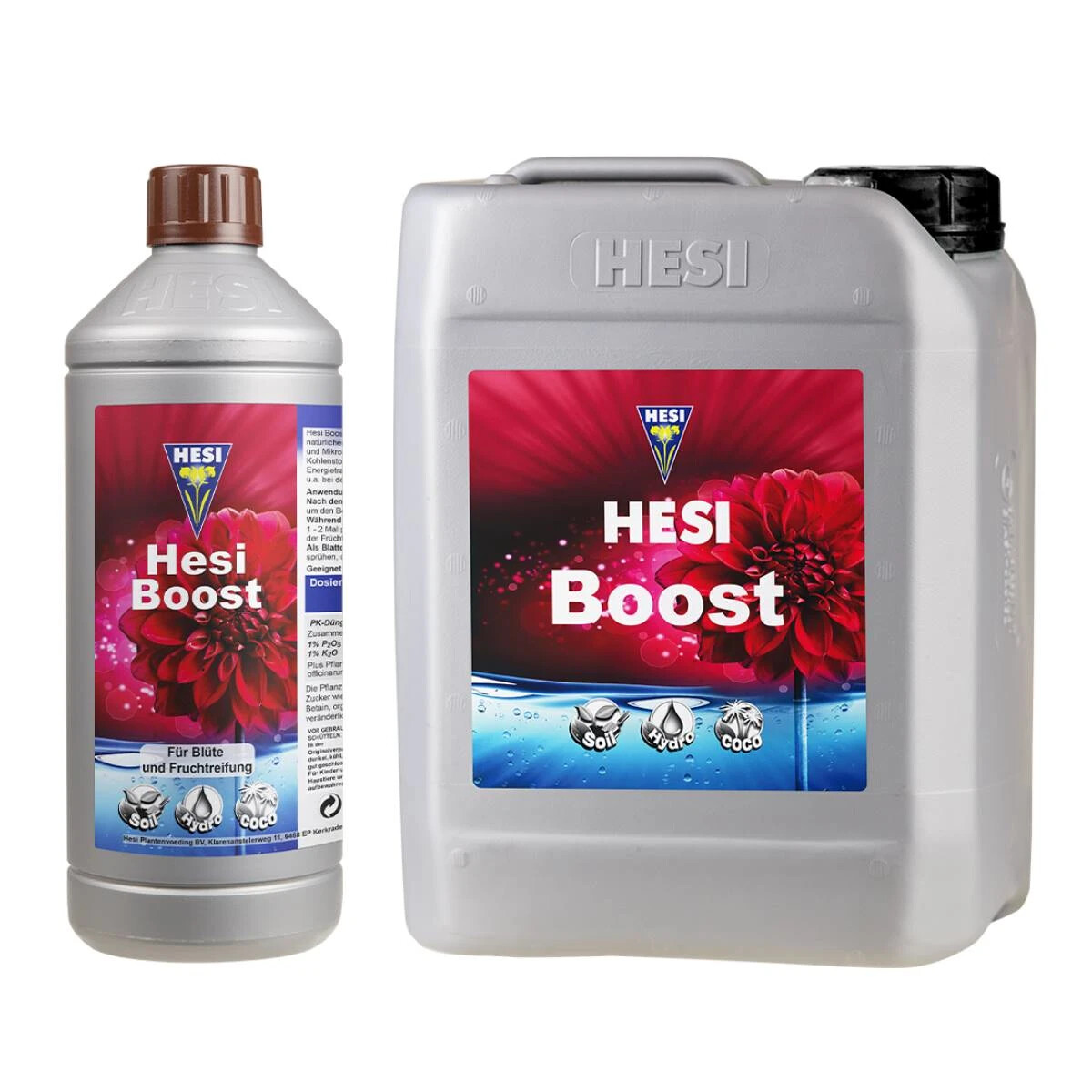 HESI Boost 500ml 1L 2,5L 5L Blütestimulator Erde Cocos Hydro Grow Dünger Booster