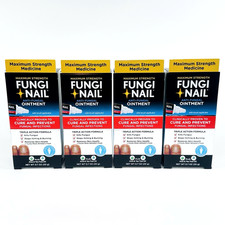  4 Pack Fungi-Nail Maximum Strength Anti-Fungal Ointment 0.7 oz Each New