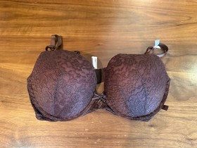 VICTORIA'S SECRET SET: SEXY TEE LACIE PUSH-UP BRA & BOW CHEEKY PANTY SIZE 38D XL