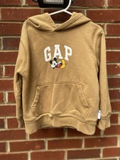 GAP x Disney Toddler Mickey Mouse Soft Graphic Brown Hoodie  Sweatpants 4T SET