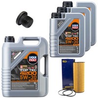 MotoröL Filter Set Top Tec 4200 5W-30 8 Liter + Schraube FüR Porsche VW Touareg