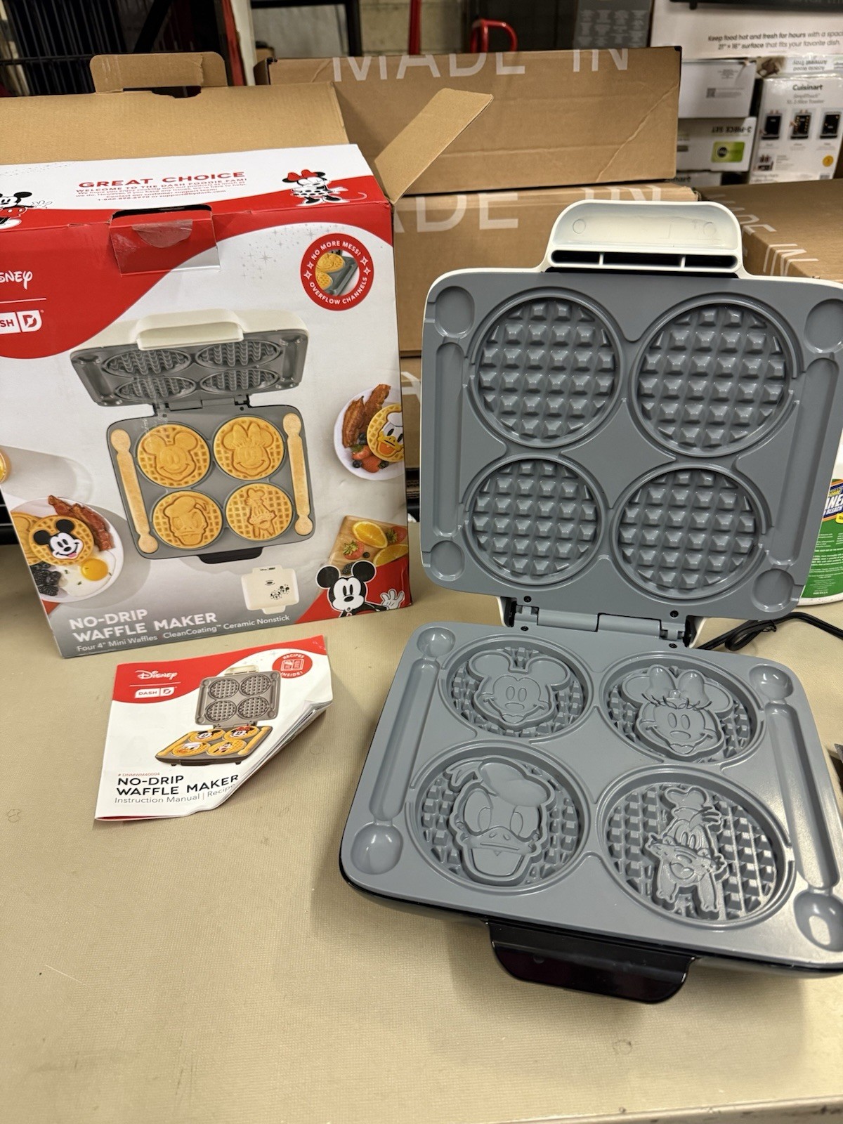 Dash Disney Mickey and Friends No Drip Waffle Maker