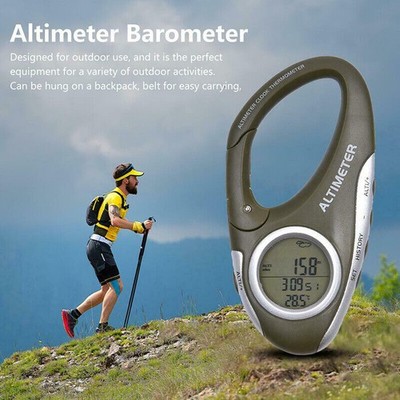 8 In 1 Digital Altimeter Barometer with Weather Forecast Thermometer Backlight b
