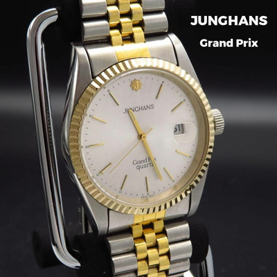 Ⴤ1095ꕤ美品 ユンハンス 腕時計 ゴールド コンビ GRAND PRIX Ⴤ1095ꕤ美品 ユンハンス 腕時計 ゴールド コンビ GRAND PRIX
