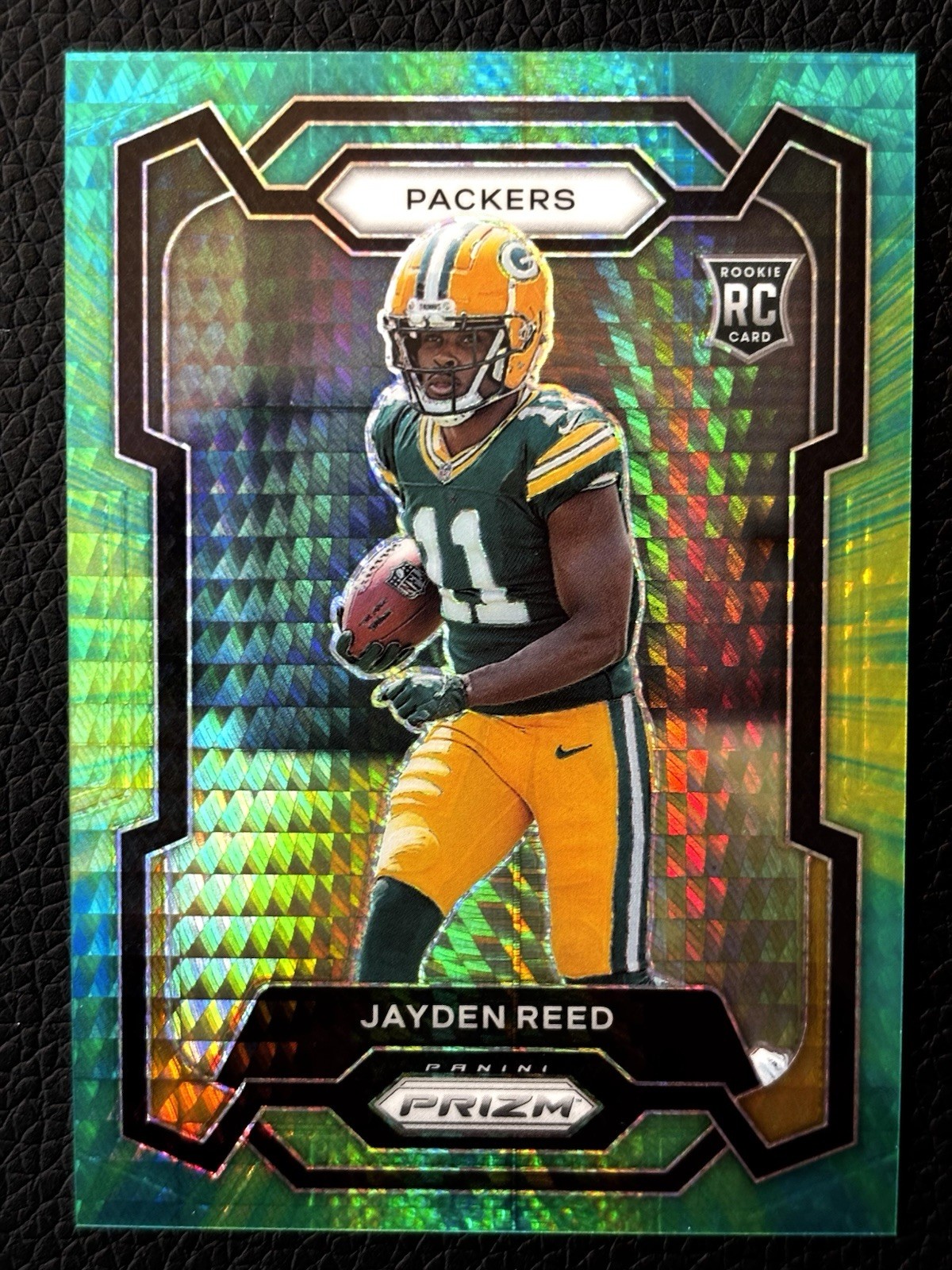 2023 Panini Prizm - Jayden Reed #334 Hyper Prizm /175 (RC)