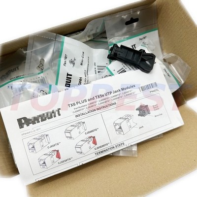 50PCS Brand New CJ688TGWH CAT6 RJ45 Network Jack Module for Panduit