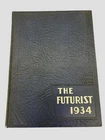 1934 The Futurist Grove High School Paris Tennessee Yearbook Vintage Art Deco TN