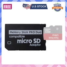PSP Memory Stick Adapter,Funturbo Micro SD to Memory Stick PRO Duo MagicGateCard