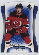 2021-22 SP Authentic Die-Cuts Blue Jack Hughes #DC-24 1lq2