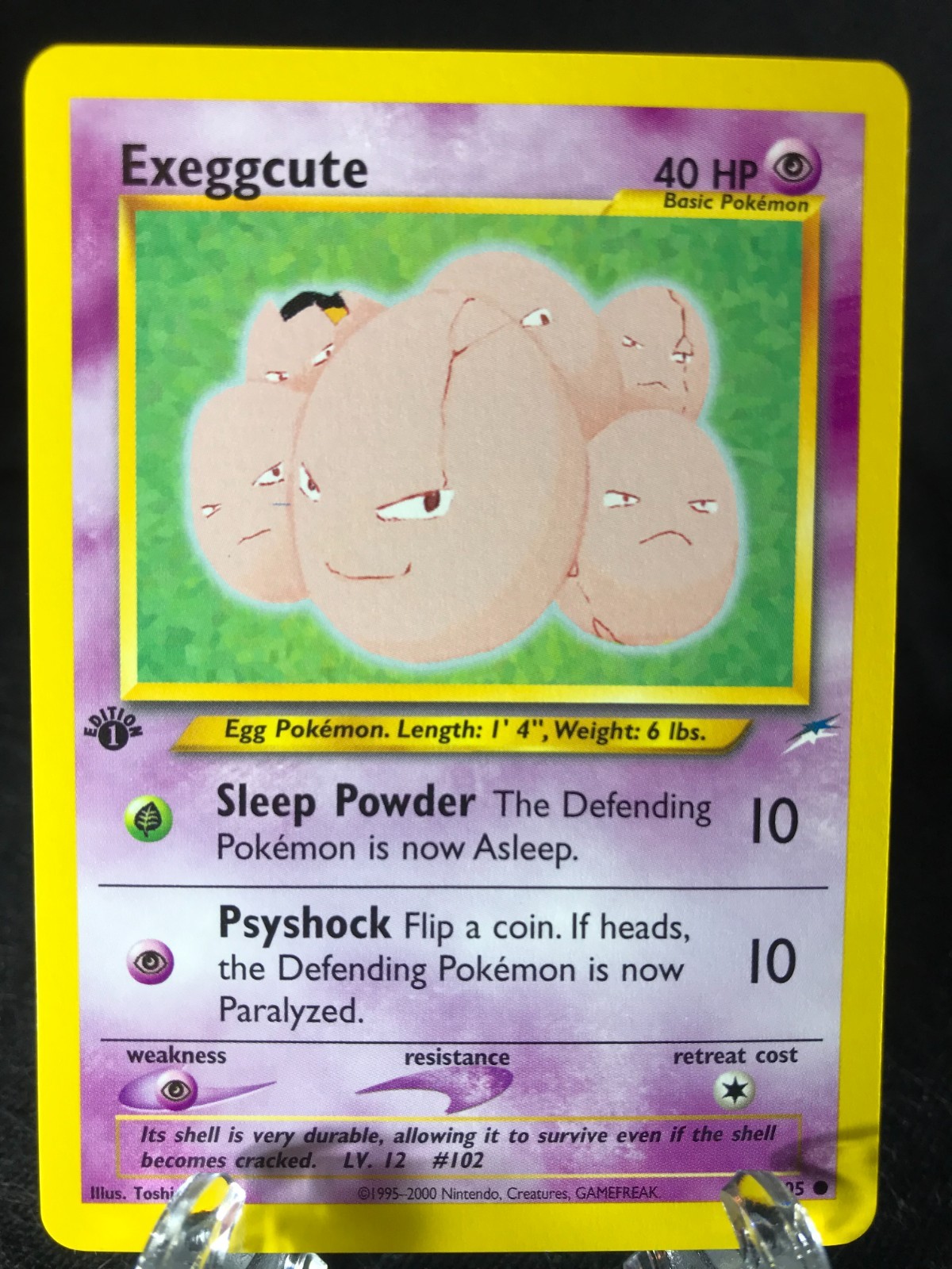 Exeggcute 64/105 Neo Destiny 1st EDITION Pokémon TCG WotC NM Never Played!